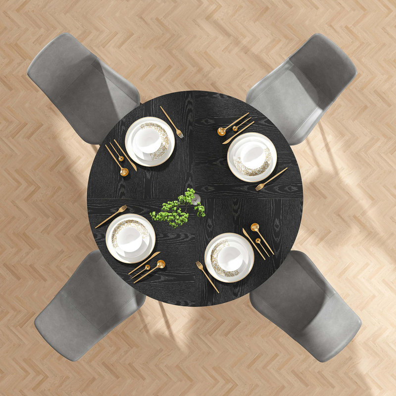 Ensemble de table et de chaises rondes pour salle à manger moderne