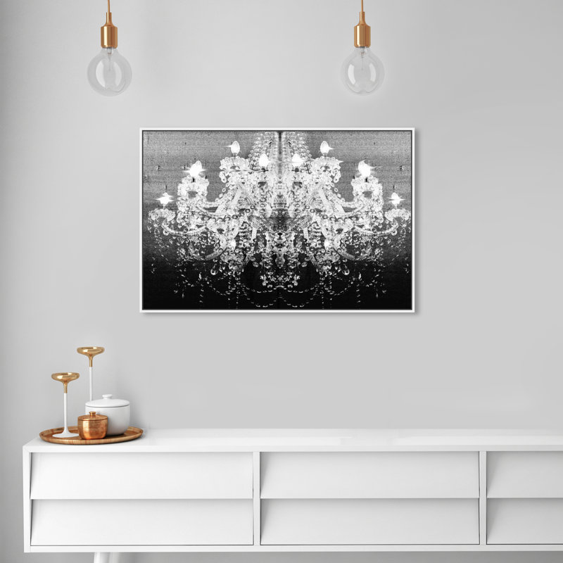 Dolce Vita I - Impression sur toile, H 36 po x l 24 po, Cadre blanc