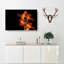 Guitar On Fire In Abstract - Wrapped Canvas-55310961
