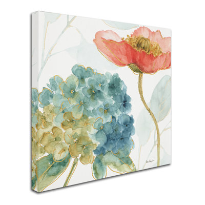 «Rainbow Seeds Flowers IV» par Lisa Audit - impression sur toile tendue