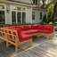 Outdoor Sunbrella Foam Seat and Polyfill Back Cushion Set, 5" Thick Foam, UV Proof Patio Furniture-1171842985