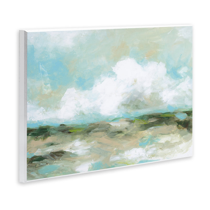 «It's A Fine Day Landscape», plaque murale par Wani Pasion, H 13 po x l 19 po