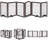 Serra Wire Pet Free Standing Gate with Two Pairs of Support Feet-1312266276