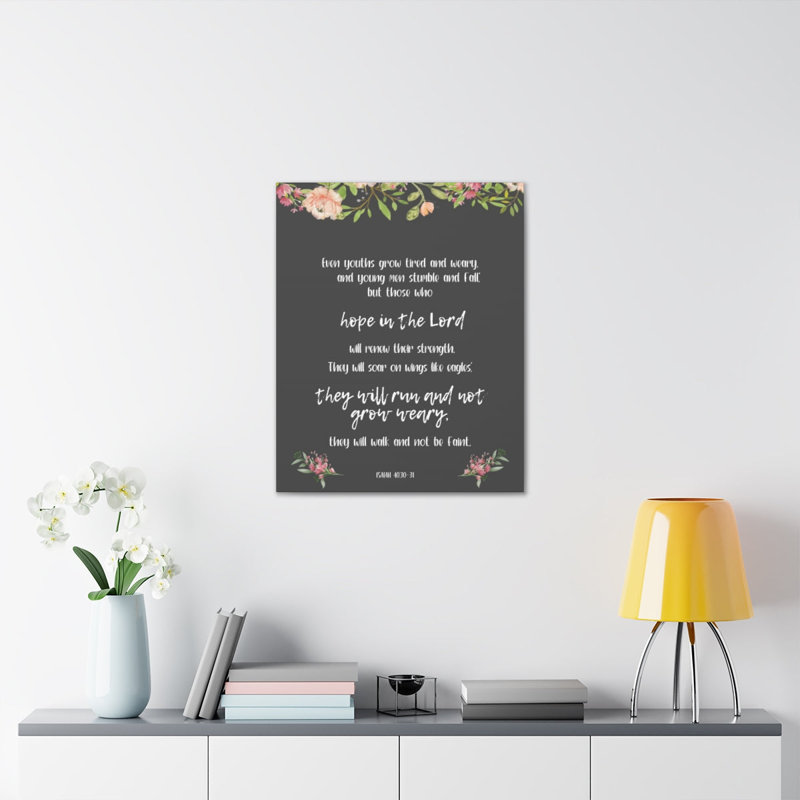 No Frame Print on Canvas, 35.56cm H x 27.94cm W