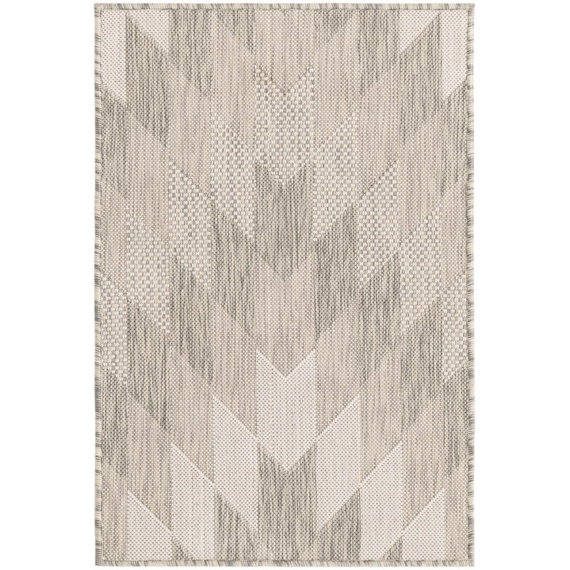 Aucun tapis gris Nykeia, Rectangle 2 pi x 3 pi 1 po