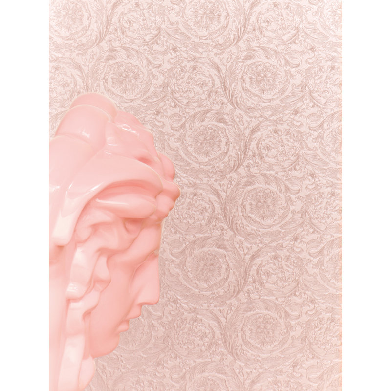 10.05m x 70cm Wallpaper Roll, Metallic/Beige