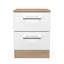 37cm W Manufactured Wood Bedside Table