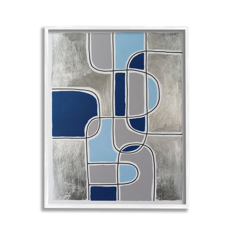«Alternating Centric Shapes Single Frame Frame» par Michael Willett sur, H 20 po x l 16 po