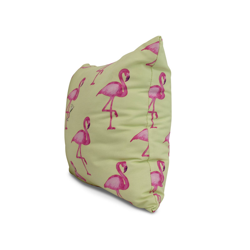 Coussin Palm Beach, Vert clair, 18 po x 18 po