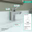Logis Single Hole Bathroom Faucet with Drain Assembly-17059355
