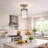 Gillingham 1-Light Ceiling Light In Polished Chrome