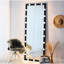 Miroir de plancher pleine longueur 3 couleurs pour le vestiaire: noir 63 po x 24 po, fixation murale, commande tactile, corps en aluminium.-1016487924-1016487925