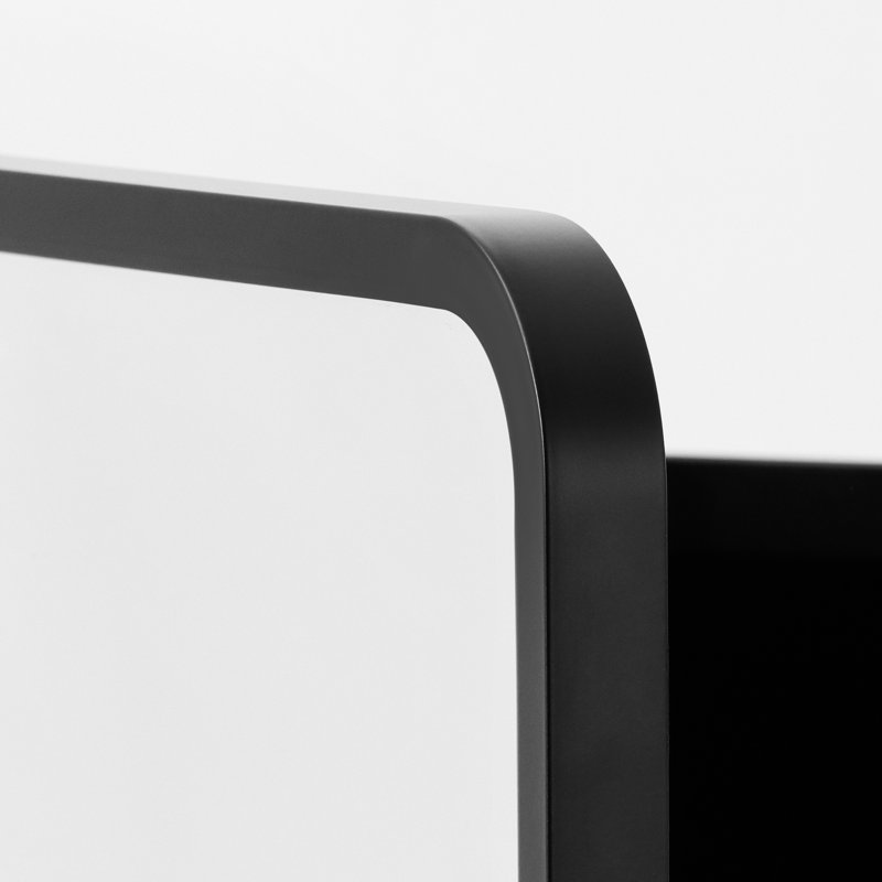 Miroir Bryndon, Noir, noir, noir, noir, H 30 po x l 24 po