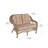 Ophélie 5 - Person Patio Conversation Set with Cushions