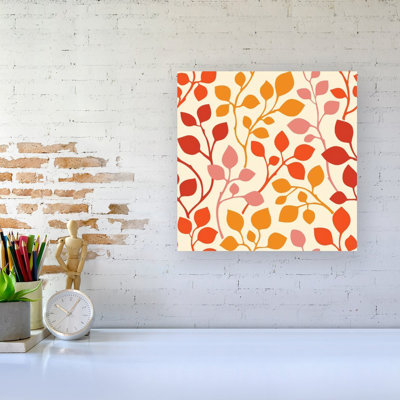 Colourful Autumn Leaves - Wrapped Canvas Print