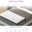 - États-Unis, matelas simple TG, mousse et ressorts, plateau-coussin, 14 pouces, mousse à mémoire de forme, relief, faible transfert de mouvement, eau, base réglable, gris et blanc-1679868280