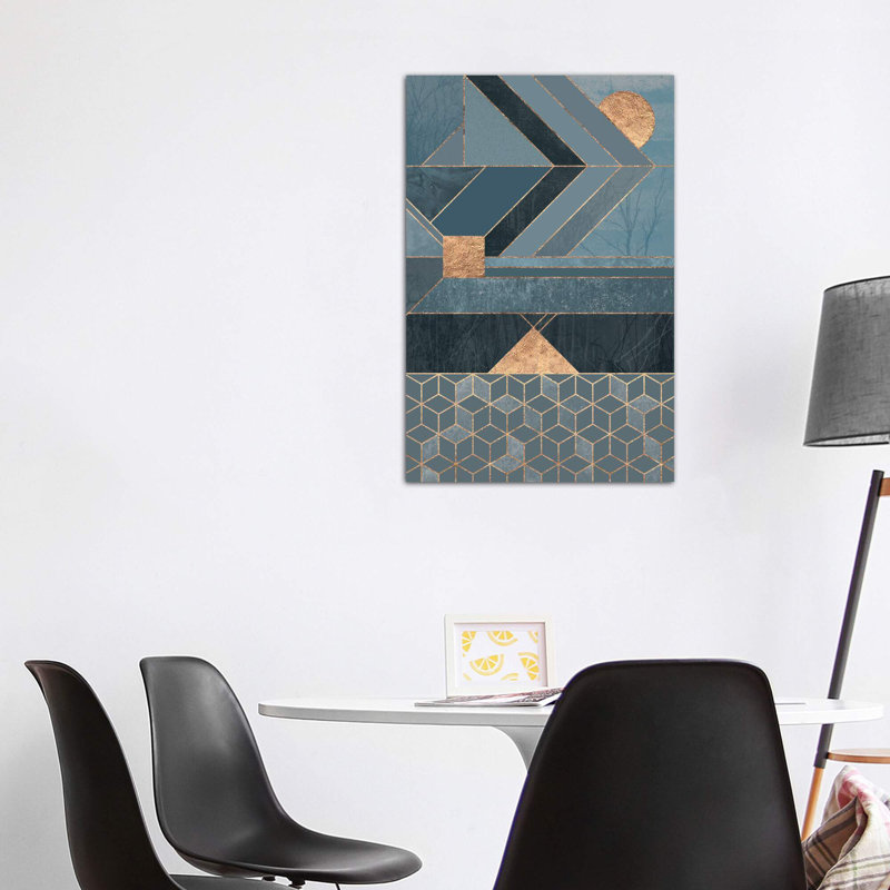 « scandinavie blue » par elisabeth fredriksson-impression sur image, H 48 po x l 32 po x P 1,5 po, Toile tendue
