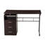 Bureau d'ordinateur avec beaucoup de rangement