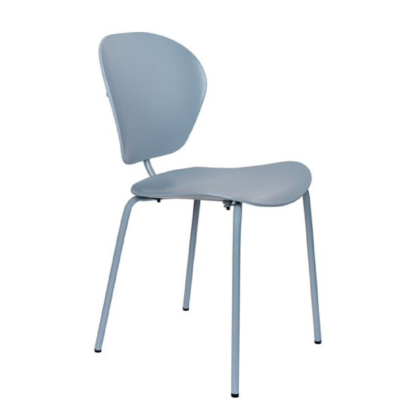 Weakley Outdoor Dining Side Chair, Blue