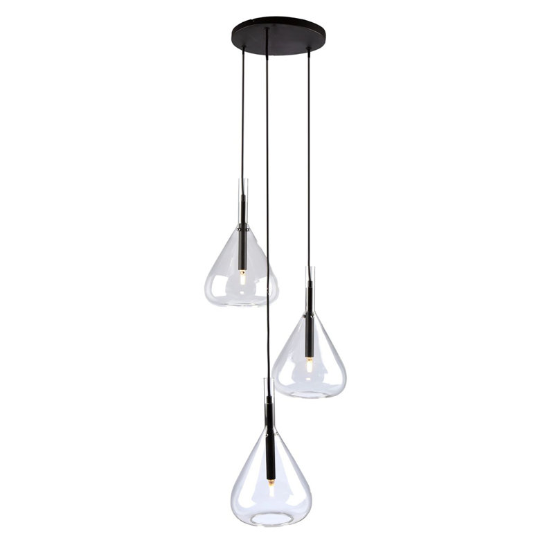  Luminaire suspendu 3 lumières Conic