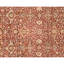 Hand Knotted Area Rug in Red And Gold