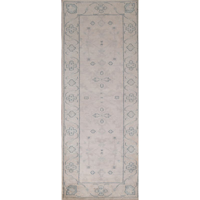 All-Over Oushak Oriental Runner Rug 3x8