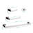 4 - Piece Bathroom Hardware Set-1711001244