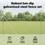 Hexagon Fence Galvanised Steel-1643228882