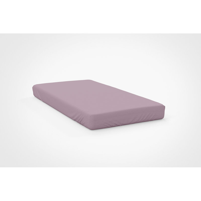 Sateen Fitted Sheet, Single (3'), Mulberry