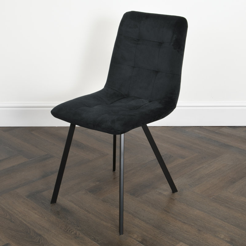 Parkton Tufted Side Chair, Black, Black