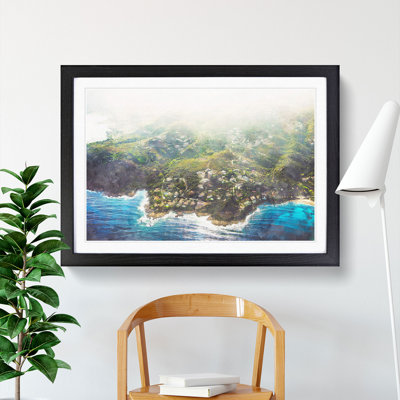 Skyline View of Corsica - Picture Frame Graphic Art