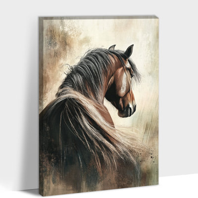Art mural cheval GUTTATE, décoration murale photos cheval, peinture murale cheval pour le salon, art mural sur toile cheval, affiches à cheval pour bureau mural encadrées prêtes à être accrochées 12 po x 16 po