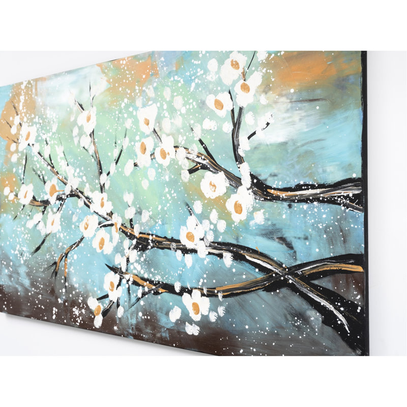 Oversized Lime Wall Art, 47'' X 27'', Enchant With Spring Creativity 47 27 Dreamy Scenes For Interior