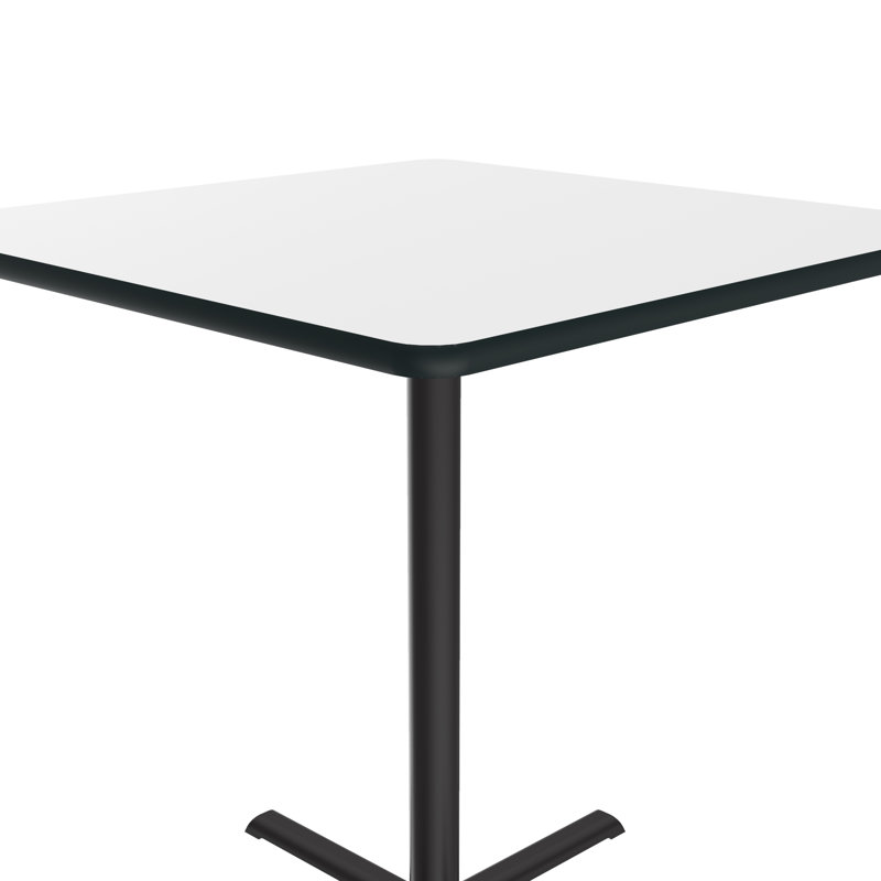 Plateau de table carré biseauté L 42 po x l 42 po Correll, L 42 po x l 42 po, Vert