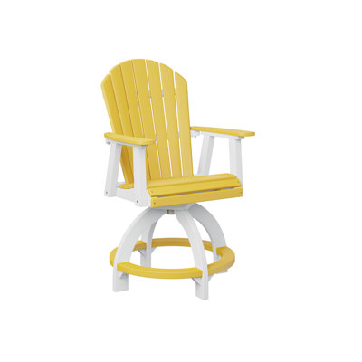 Chaise de comptoir pivotante Dawnita