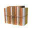 Livres décoratifs - Ensemble de livres au lait citrouille et épices - 1 pied de livres oranges