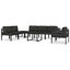 Table basse en aluminium