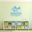 Décalcomanie murale en vinyle « stand cute Shark »-352036446