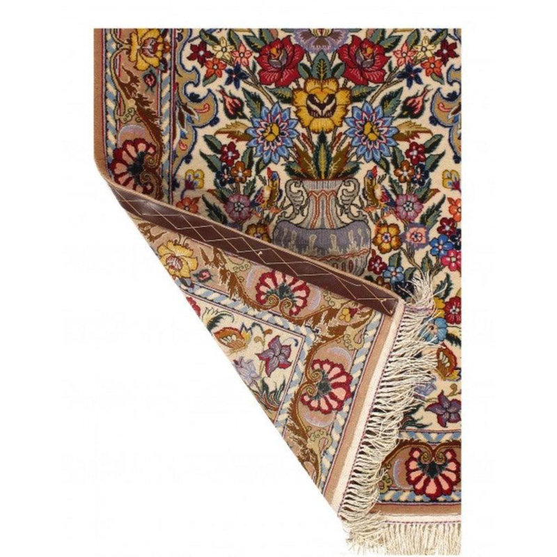Nellora Floral Area Rug in Beige