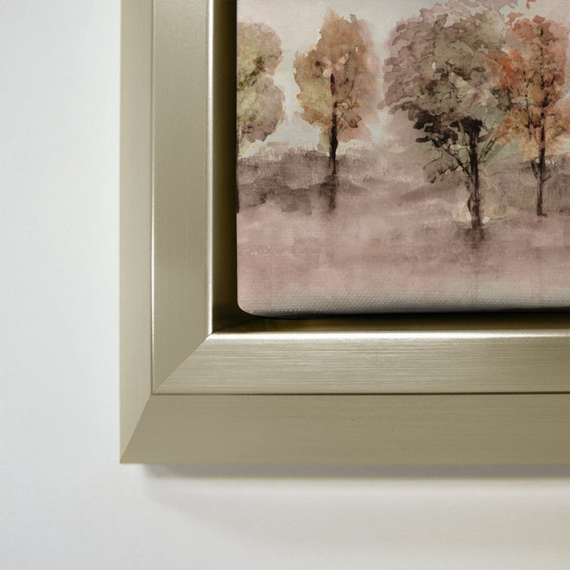 Debruce Trees par Val Rhodes - Impression sur toile, 64" H x 44" W, Champagne
