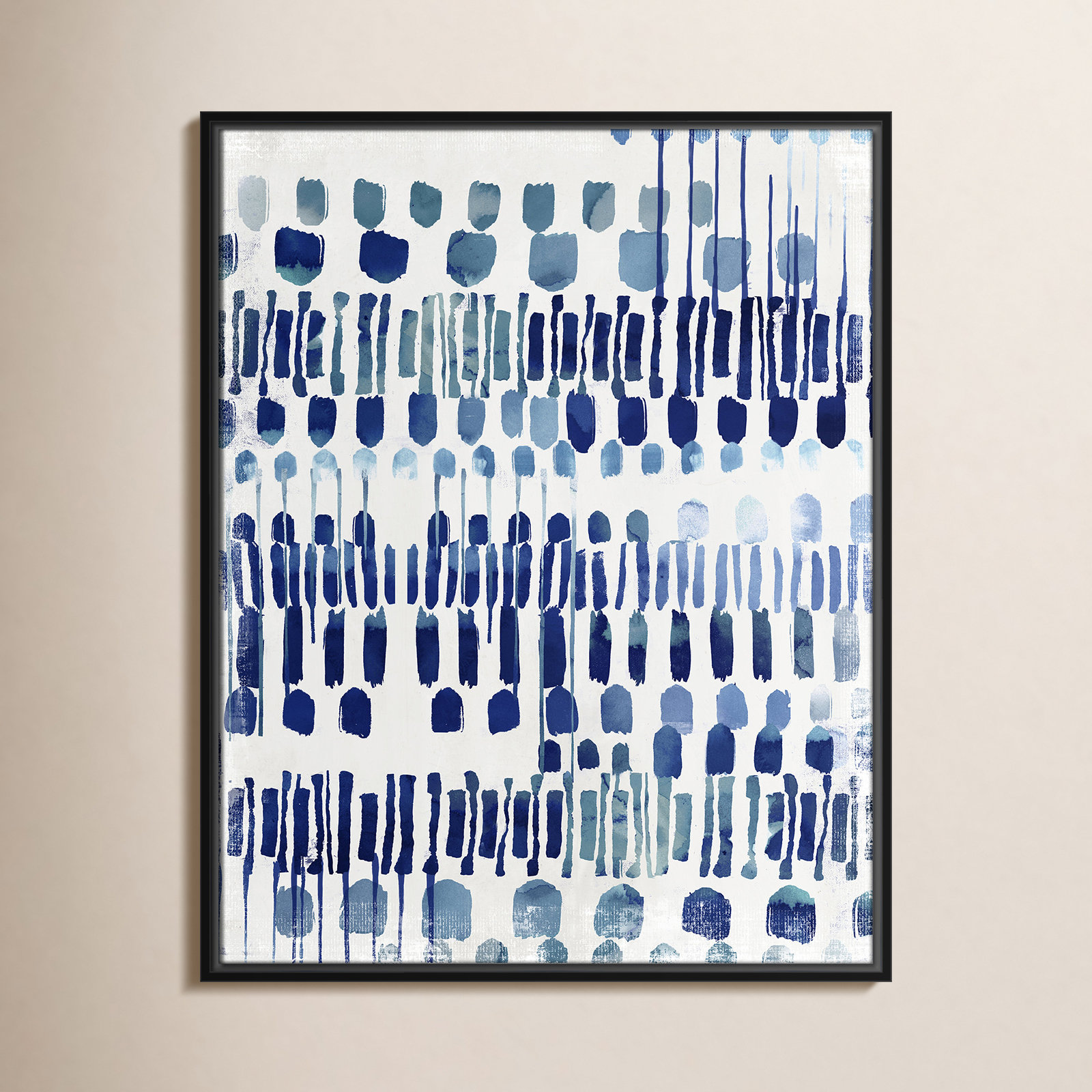 Continuously I - Painting Print, No Matte, Black Framed Canvas, 29.5" H x 23.5" W x 2" D