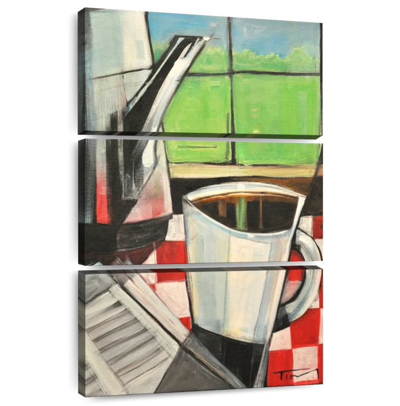 Yarlin Coffee And Morning News, H 32 po x l 20 po