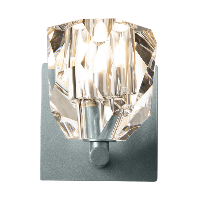 Gatsby 1 - Light Dimmable Bath Sconce, Vintage Platinum