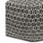Kiana 18"W Woven Indoor/Outdoor Waterproof Square Pouf