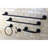 Kingston Brass Naples 5-Piece Bathroom Hardware Set-12624343