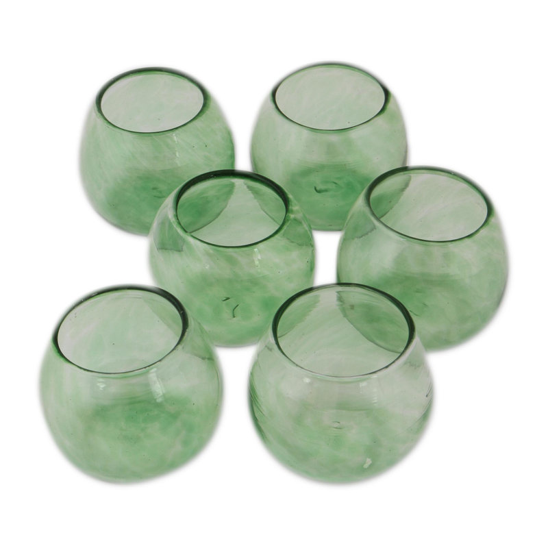 Verre à whisky sans pied Annahi Social Bliss, 6 oz, Vert