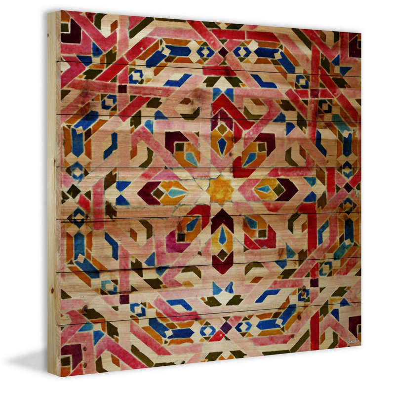 Farnatchi par Parvez Taj - impression sur bois, H 12 po x l 12 po x P 1,5 po