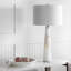 Lampe de table blanche 30 po Aliso