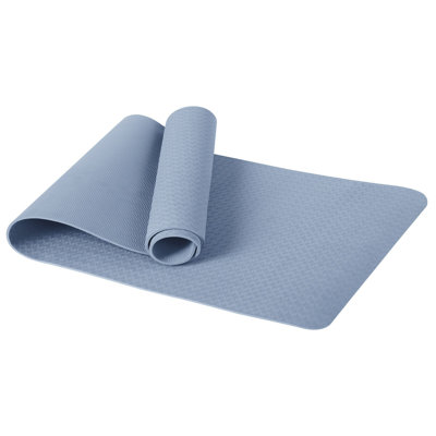 TPE Non-Slip Yoga & Pilates Mat 183x61cm 6mm Eco-Friendly