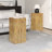 Wood-Like, , End Table, 27.51" Height, Natural Hue Scheme, Indoor Outdoor Decor Arrangements Table Featuring Wood-Like Style, 27.51-Inch Option, Great For Mixing